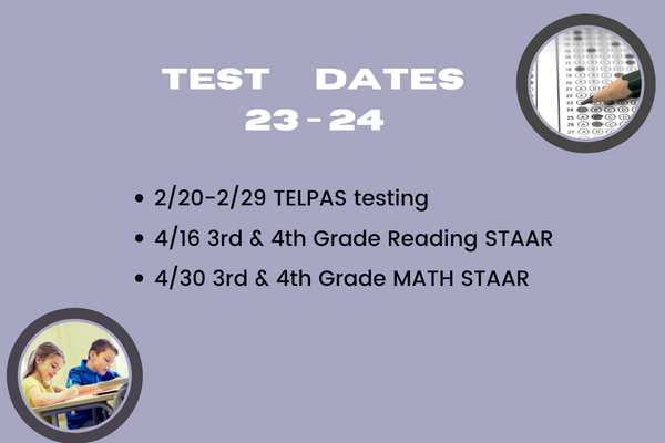 test dates